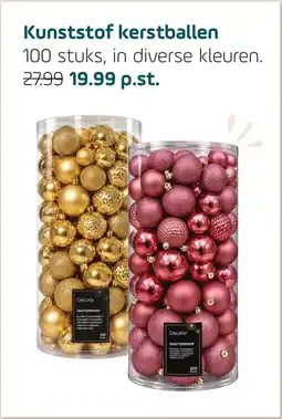 Coppelmans Kunststof kerstballen aanbieding