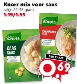 Coop Knorr mix voor saus aanbieding