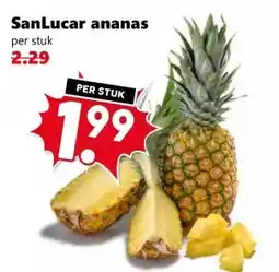 Coop SanLucar ananas aanbieding
