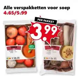 Coop Alle verspakketten voor soep aanbieding