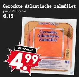 Coop Gerookte Atlantische zalmfilet aanbieding