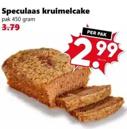 Coop Speculaas kruimelcake aanbieding