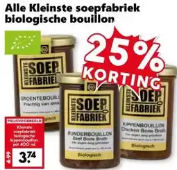 Coop Alle Kleinste soepfabriek biologische bouillon aanbieding