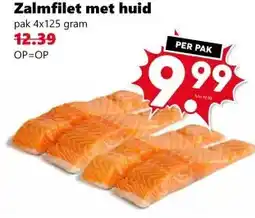 Coop Zalmfilet met huid aanbieding