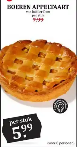 Coop Boeren appeltaart aanbieding