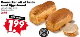 Coop Boonacker wit of bruin rond tijgerbrood aanbieding