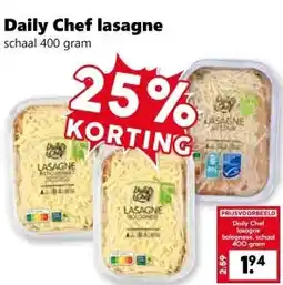 Coop Daily Chef lasagne aanbieding