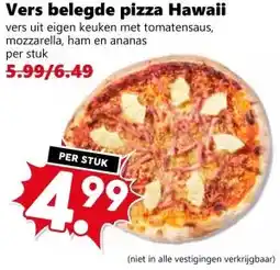 Coop Vers belegde pizza Hawaii aanbieding