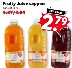 Coop Fruity Juice sappen aanbieding