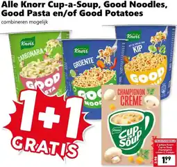 Coop Alle Knorr Cup-a-Soup, Good Noodles, Good Pasta en/of Good Potatoes aanbieding