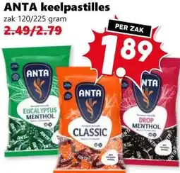 Coop Anta keelpastilles aanbieding