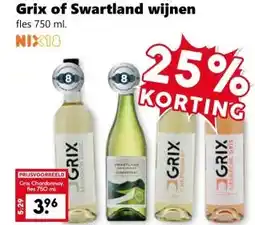 Coop Grix of Swartland wijnen aanbieding