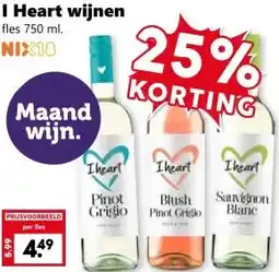Coop I Heart wijnen aanbieding