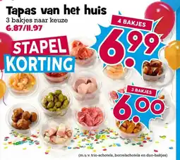 Boon`s Markt Tapas van het huis aanbieding