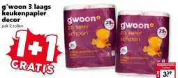 Coop g'woon 3 laags keukenpapier decor aanbieding