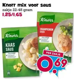 Knorr mix voor saus