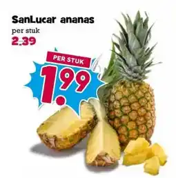Boon`s Markt SanLucar ananas aanbieding