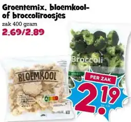 Boon`s Markt Groentemix, bloemkool of broccoliroosjes aanbieding
