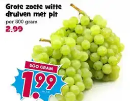 Boon`s Markt Grote zoete witte druiven met pit aanbieding
