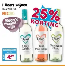 Boon`s Markt I Heart wijnen aanbieding