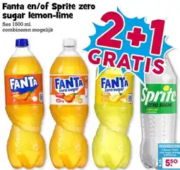 Boon`s Markt Fanta en/of Sprite zero sugar lemon-lime aanbieding