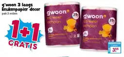 Boon`s Markt g'woon 3 laags keukenpapier decor aanbieding