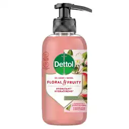 Albert Heijn Dettol Wasgel floral & fruity aanbieding