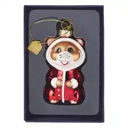 Albert Heijn AH Excellent Glashanger hamster baby rood aanbieding