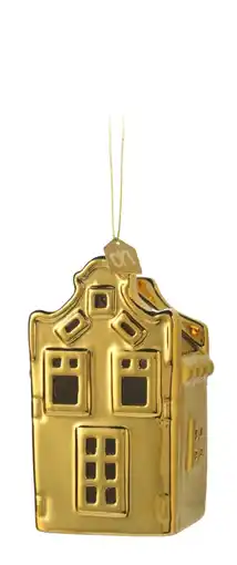 Albert Heijn AH Excellent Hanger huisje klokgevel goud aanbieding