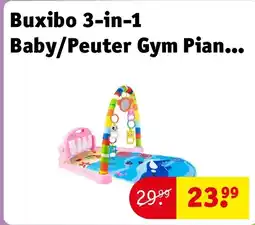 Kruidvat Buxibo 3-in-1 Baby/Peuter Gym Piano Speelmat voor Baby's Oceaan aanbieding