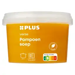 PLUS PLUS Pompoensoep aanbieding