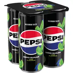 PLUS Pepsi Cola zero lime aanbieding