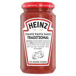 PLUS Heinz Tomato pasta sauce traditional aanbieding