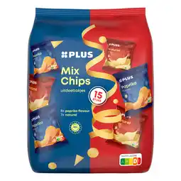 PLUS PLUS Mixzak Naturel & Paprika aanbieding