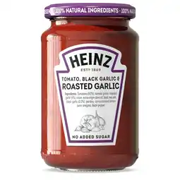 PLUS Heinz Tomato pasta sauce roasted garlic aanbieding