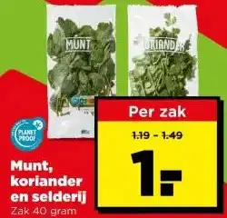 PLUS Munt, koriander en selderij aanbieding