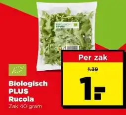PLUS Biologisch PLUS Rucola aanbieding