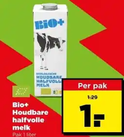 PLUS Bio+ Houdbare halfvolle melk aanbieding