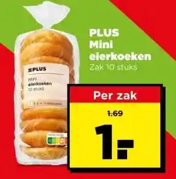 PLUS Plus mini eierkoeken aanbieding