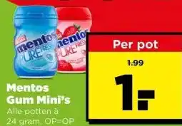 PLUS Mentos Gum Mini's aanbieding