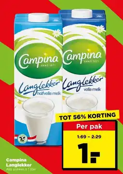 PLUS Campina Langlekker aanbieding