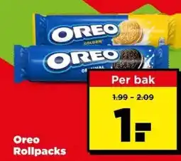 PLUS Oreo Rollpacks aanbieding