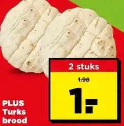 PLUS Plus turks brood aanbieding