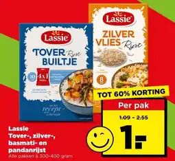 PLUS Lassie Tover, zilver, basmati en pandanrijst aanbieding