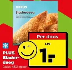 PLUS Plus bladerdeeg aanbieding