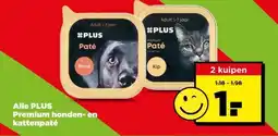 PLUS Alle PLUS Premium honden- en kattenpaté aanbieding