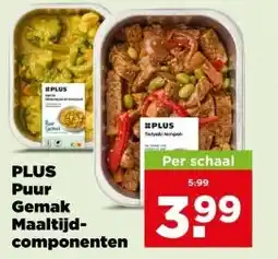 PLUS Plus puur gemak maaltijd componenten aanbieding