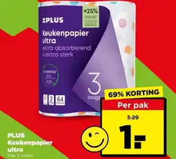 PLUS Plus keukenpapier ultra aanbieding