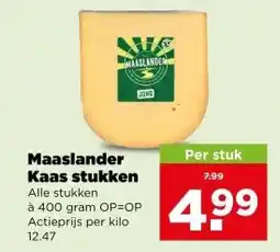 PLUS Maaslander Kaas stukken aanbieding