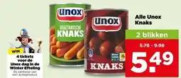PLUS Alle Unox Knaks aanbieding